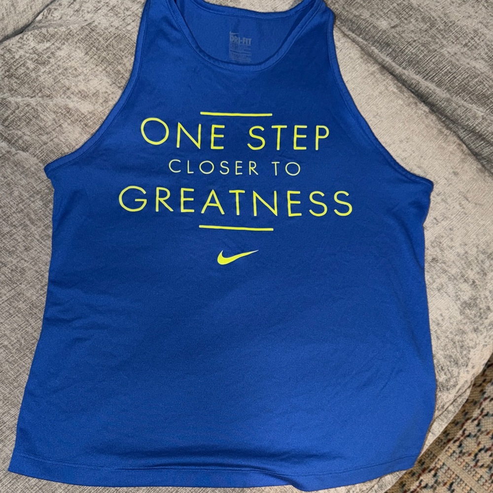 Nike‎ Royal Blue Dri-FIT Athletic Tank
